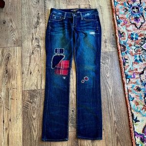 Lucky Brand Jeans with Decorative Patches